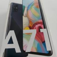 samsung Galaxy a71 con scatola e carica batterie 