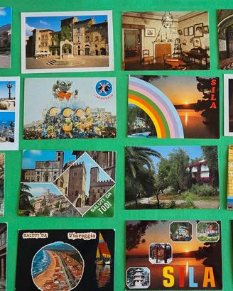Lotto 120 Cartoline Vintage non scritte anni 70/80