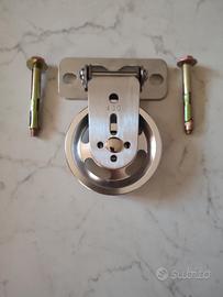 carrucola con cavo in acciaio per lat-machine 