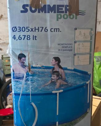 Piscina Tonda da giardino 