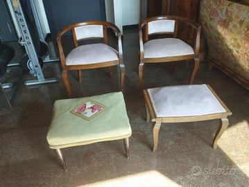 Poltroncine e sgabelli