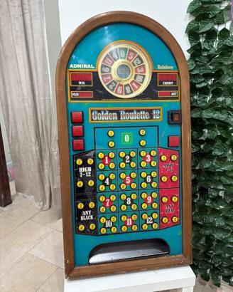 Slot Machine Golden Roulette 12 vintage elettrica 
