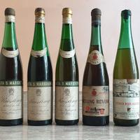 Bottiglie di Vino Riesling Vintage da Collezione