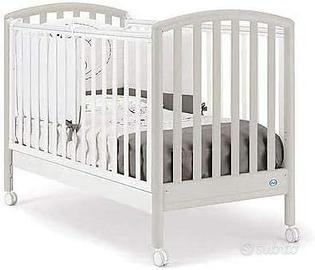 Lettino Bianco Ciak Pali+ Materasso