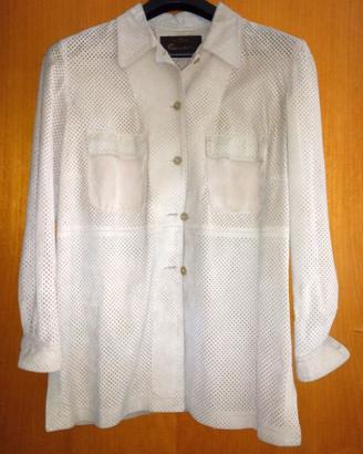 Giacca vintage vera renna estiva, colore naturale