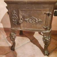antica stufa in ghisa francese