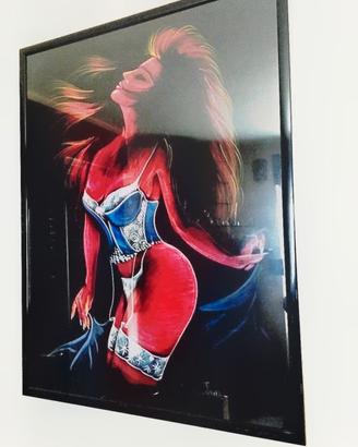 Dipinto  95x75 a mano su tela