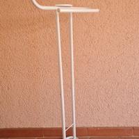 porta abiti metallo bianco