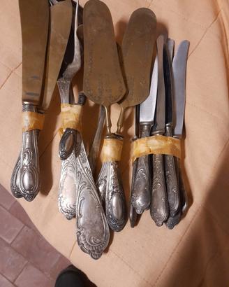 POSATE ARGENTO 800 ANTICHE