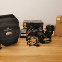 NIKON D5600 18-55 VR Kit e 18-200 VR II