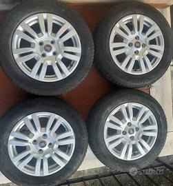 4 cerchi in lega punto+gomme invernali, 330€