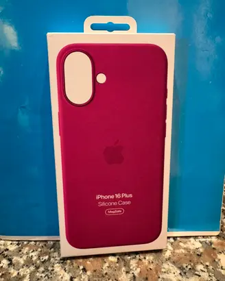 Cover Apple Iphone 16 plus sigillata Fucsia
