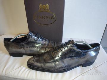 Scarpe Harris uomo grigie eleganti  n. 43