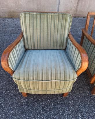 Coppia Poltrone Art Decò, design Germany anni 40