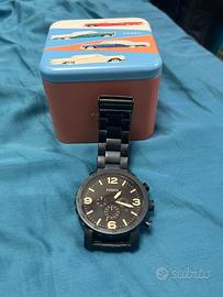 Orologio Fossil Nate nero con confezione