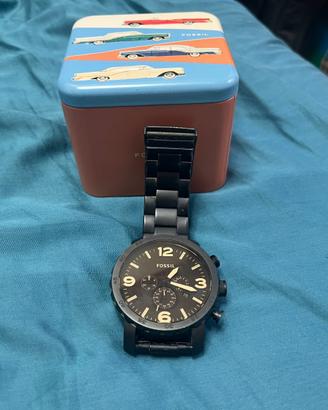 Orologio Fossil Nate nero con confezione
