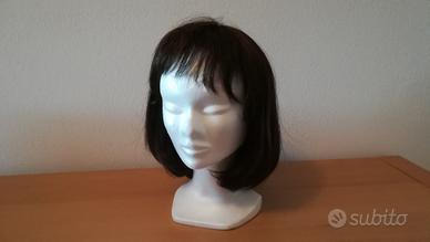 Parrucca capelli color castano