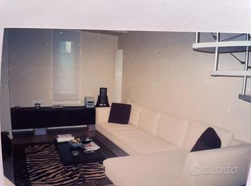 Divano angolare Charles in tessuto crema, B&B