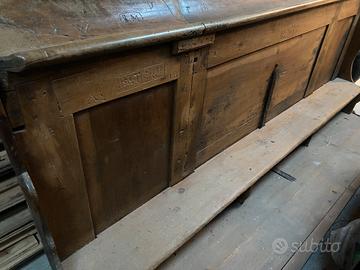 Panca (banco) antica gotica