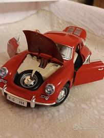 MODELLISMO - 1/18 PORSCHE 356B COUPè 1961 BURAGO 