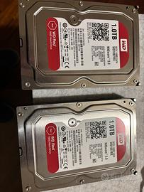 Hard disk 1 tb (2 pezzi) x nas o pc