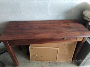 Tavolo in legno artigianale 