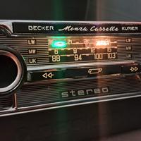 Becker Monza Cassette Kurier anni '70