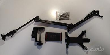 Supporto smartphone tablet iPad braccio regolabile