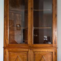 credenza angolare antica restaurata