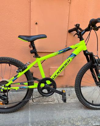 Mountain Bike Rockrider ST 500 colore giallo fluo
