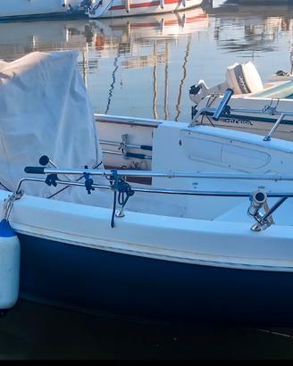 Barca Open 510 pronta da pesca Motore 90cv Mercury