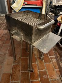 Barbecue tutto inox artigianale