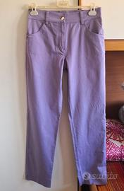 Pantalone donna  Carla Ferroni  lilla Tg.38/40
