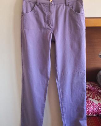 Pantalone donna  Carla Ferroni  lilla Tg.38/40