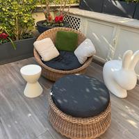 Poltrona e puff UnoPiu’ da esterno