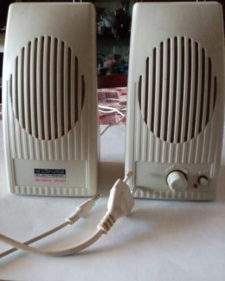 Casse PC Vintage König Electronic – Alimentazione