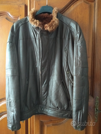 Giacca di vera pelle imbottita