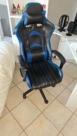 Sedia ergonomica per postazioni PC ufficio gaming