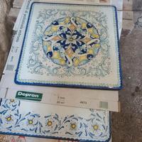 2 Tavoli in pietra lavica e 8 Sedie 