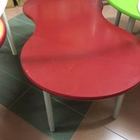 tavolo a forma di fagiolo disponibili vari colori