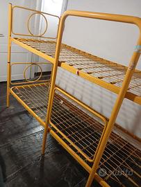 Letto a castello metallico