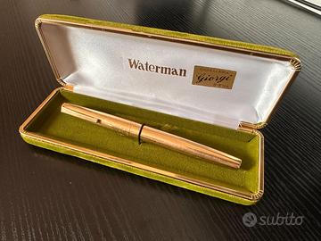 Penna stilografica Waterman in oro 18 Kt