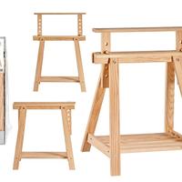 Cavalletto Regolabile In Altezza - 70 x 45 x 70