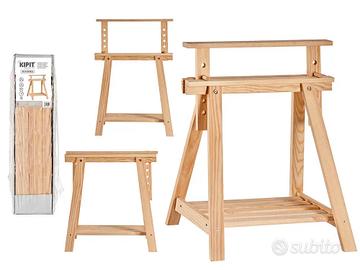 Cavalletto Regolabile In Altezza - 70 x 45 x 70