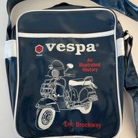 Borsa con tracolla Vespa blu