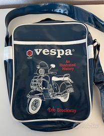 Borsa con tracolla Vespa blu