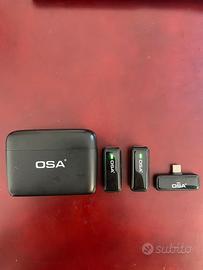 Microfono Wireless  con Custodia di Ricarica