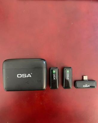 Microfono Wireless  con Custodia di Ricarica