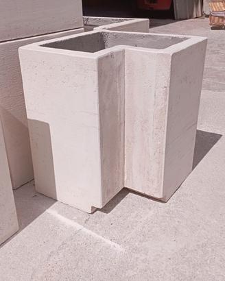 Vaso fioriera per pergola