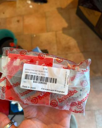 Pasticche originali ktm per modello exc 125 2009